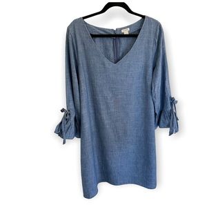 Blue Chambray J. Crew Dress